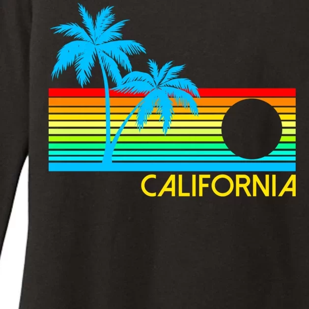 Retro California Logo Womens CVC Long Sleeve Shirt