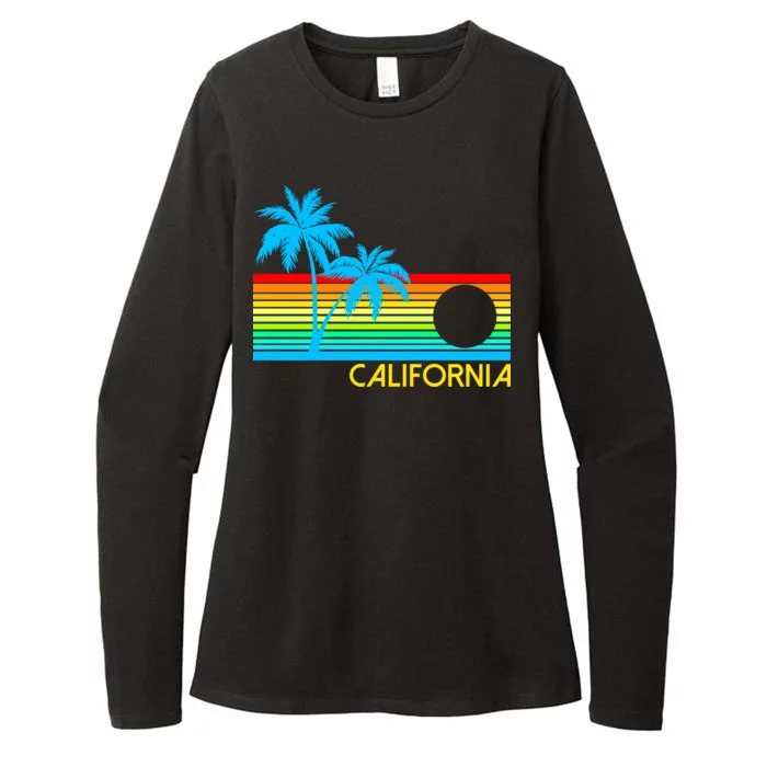 Retro California Logo Womens CVC Long Sleeve Shirt