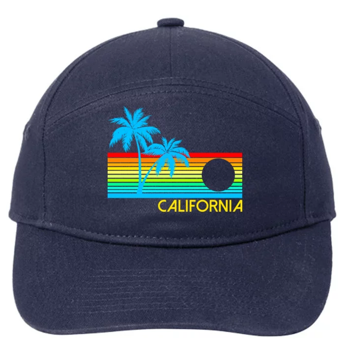 Retro California Logo 7-Panel Snapback Hat