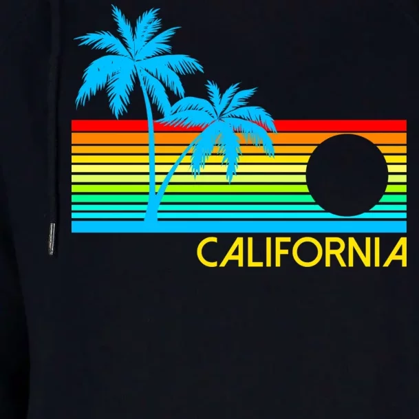 Retro California Logo Womens Funnel Neck Pullover Hood