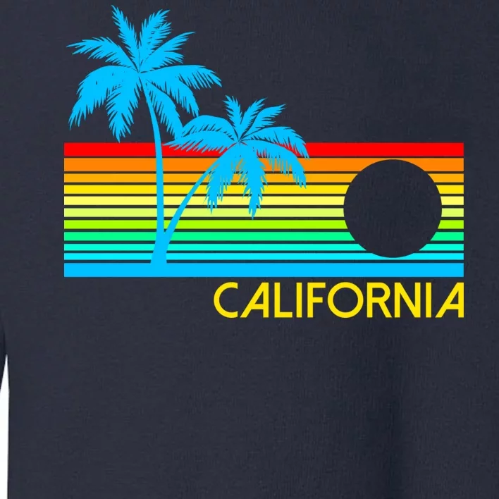 Retro California Logo Toddler Sweatshirt