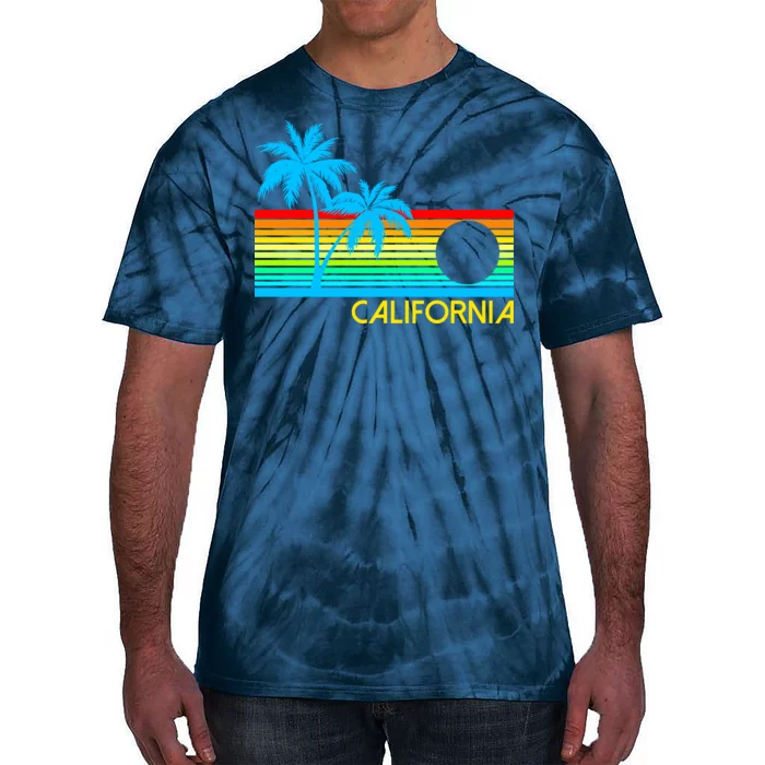 Retro California Logo Tie-Dye T-Shirt