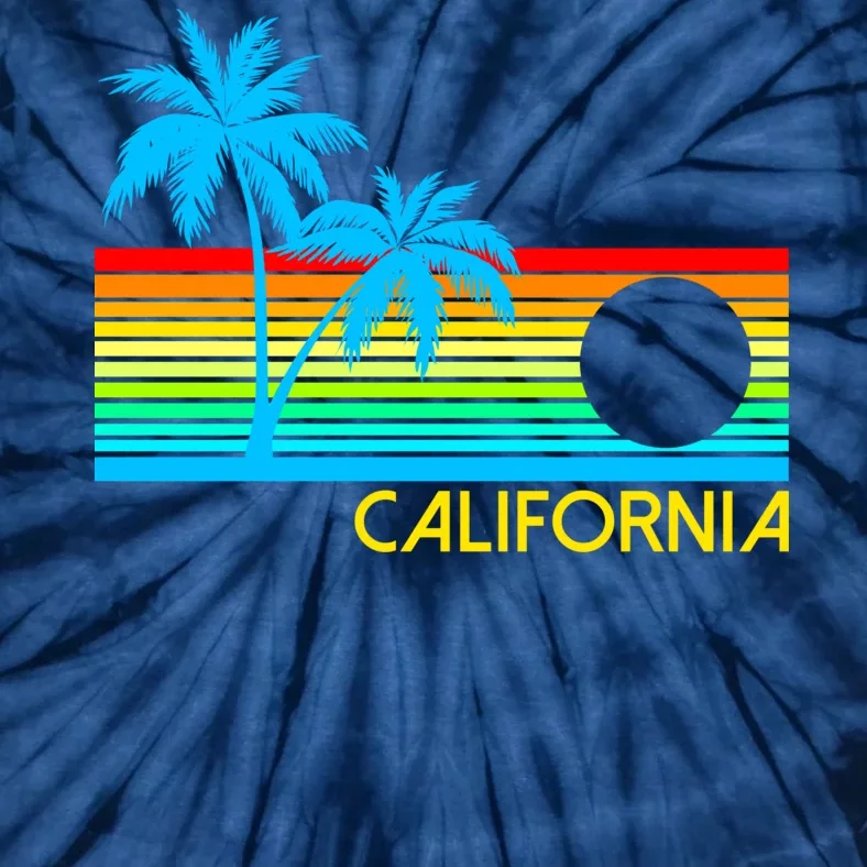 Retro California Logo Tie-Dye T-Shirt