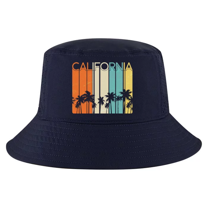 Retro California Palms Cool Comfort Performance Bucket Hat