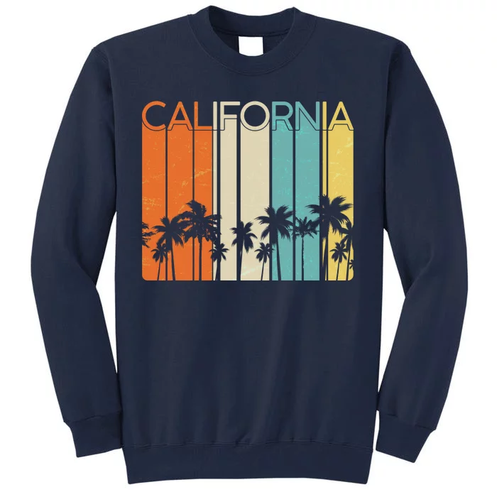 Retro California Palms Tall Sweatshirt