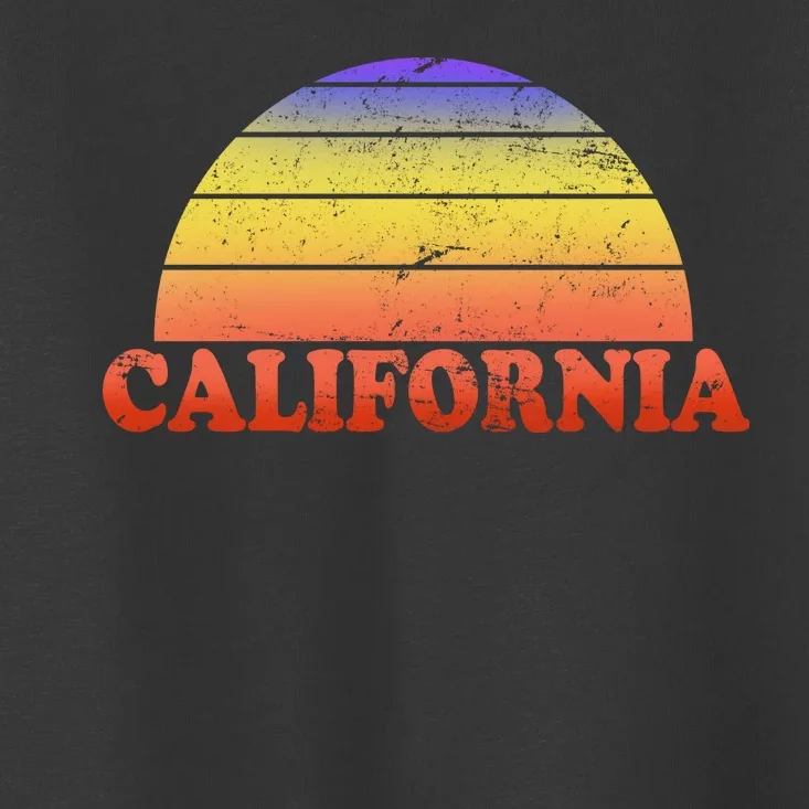 Retro California Sun Toddler T-Shirt