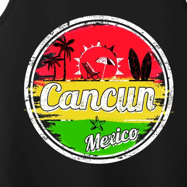 Retro Cancun Logo Performance Tank