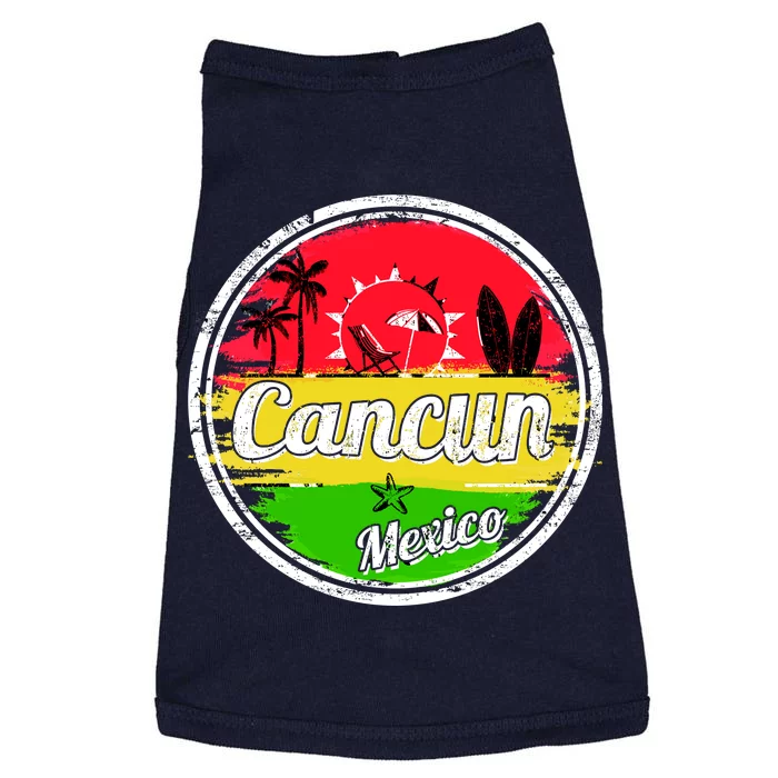 Retro Cancun Logo Doggie Tank