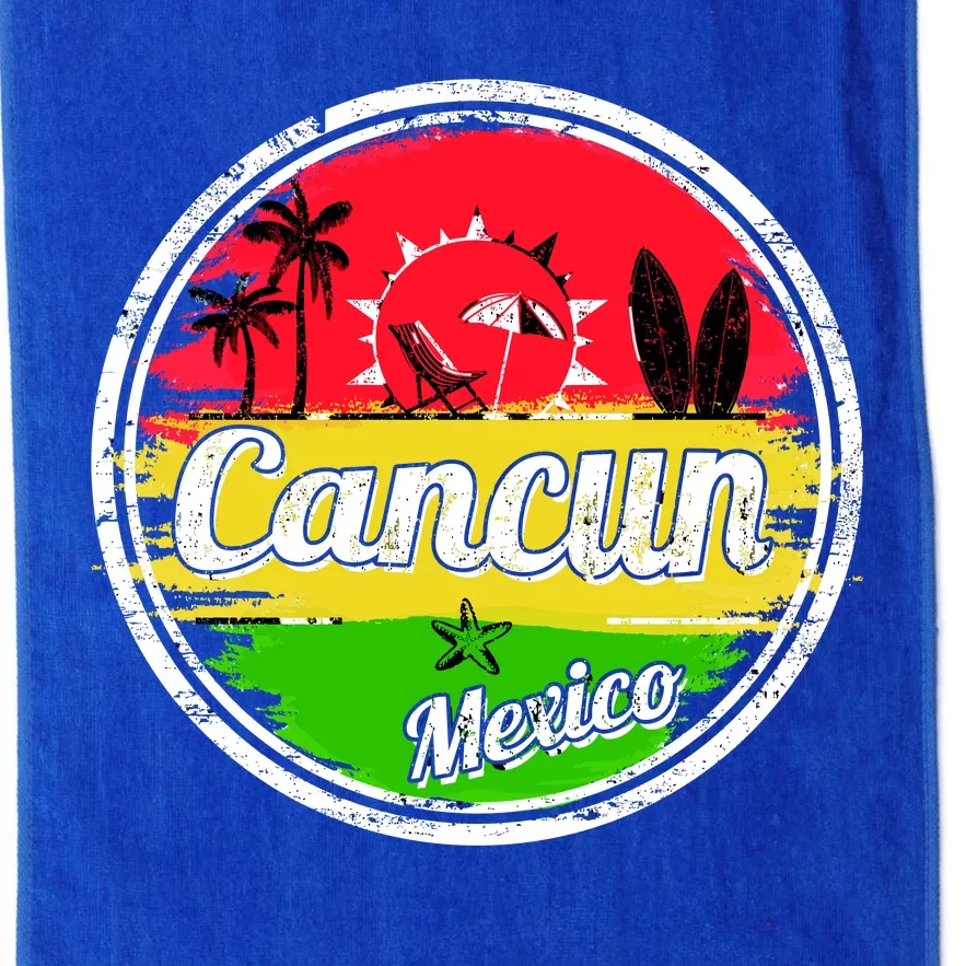 Retro Cancun Logo Platinum Collection Golf Towel