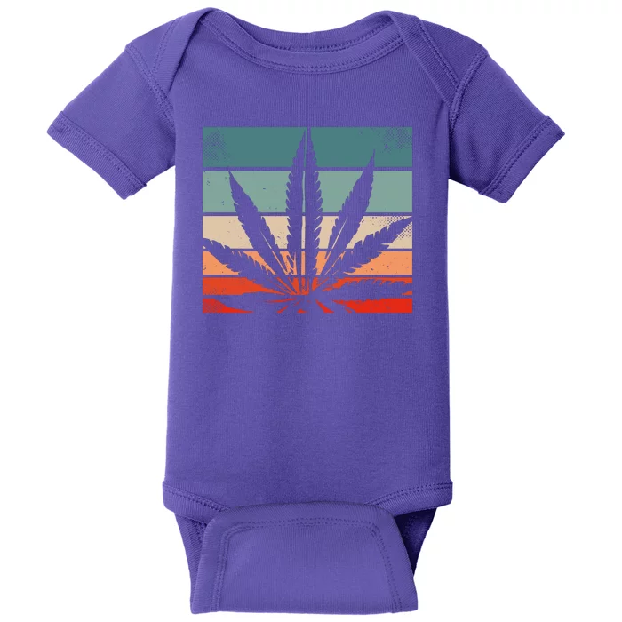 Retro Cannabis Baby Bodysuit