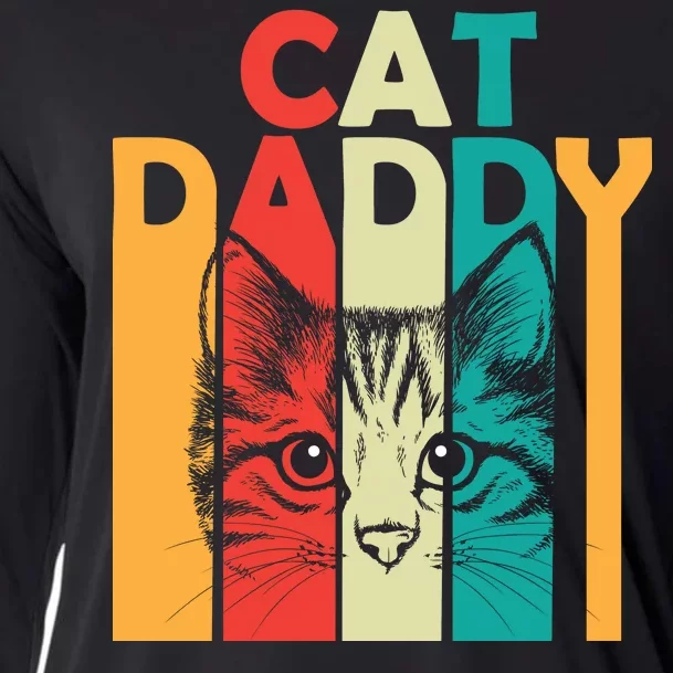 Retro Cat Daddy Cooling Performance Long Sleeve Crew