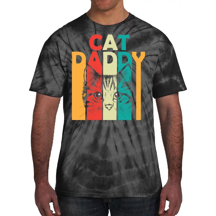 Retro Cat Daddy Tie-Dye T-Shirt