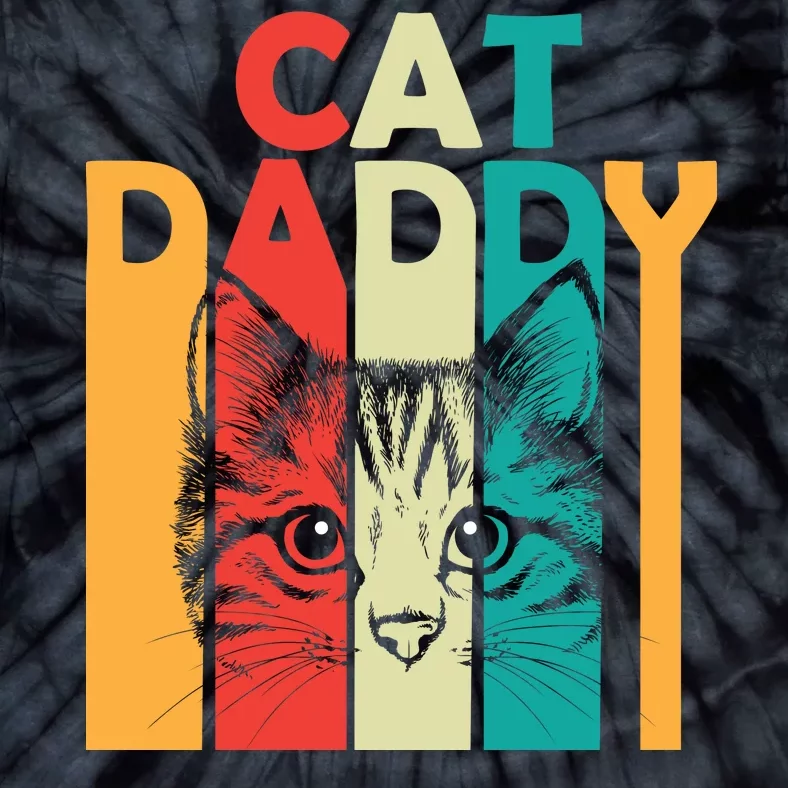 Retro Cat Daddy Tie-Dye T-Shirt