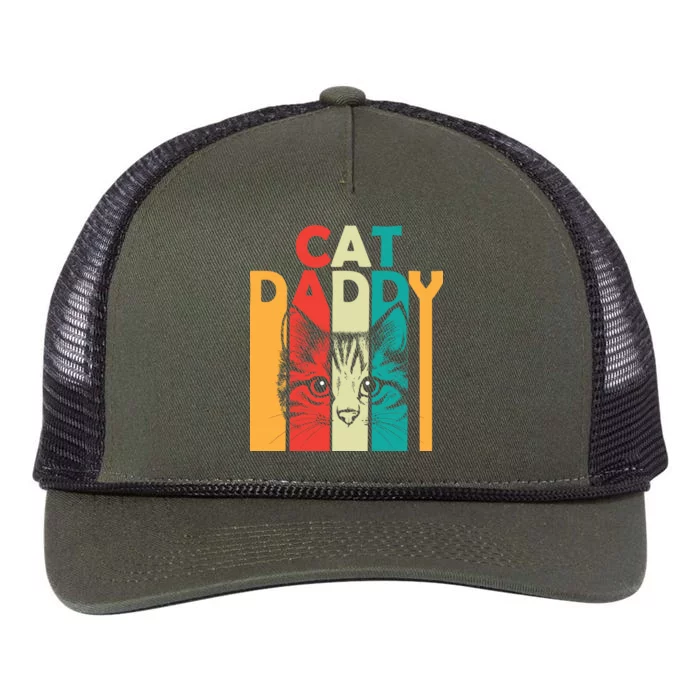 Retro Cat Daddy Retro Rope Trucker Hat Cap