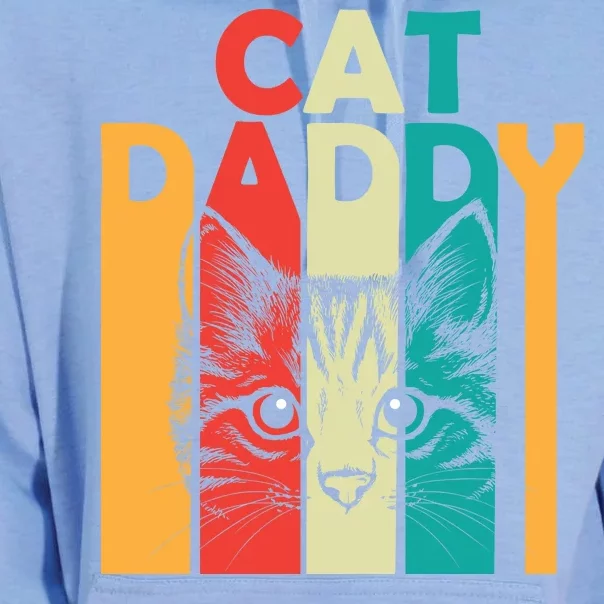 Retro Cat Daddy Unisex Surf Hoodie