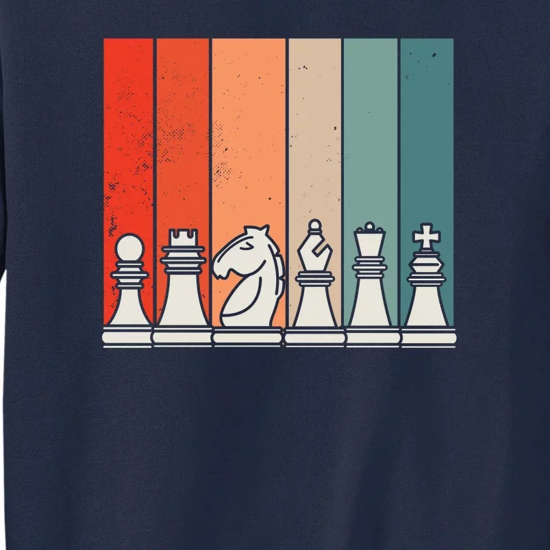 Retro Chess Tall Sweatshirt