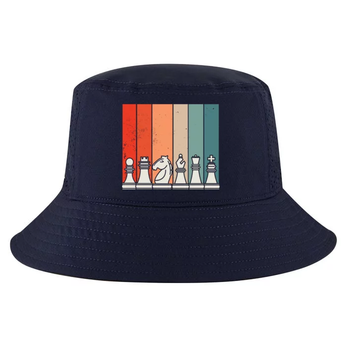 Retro Chess Pieces Cool Comfort Performance Bucket Hat