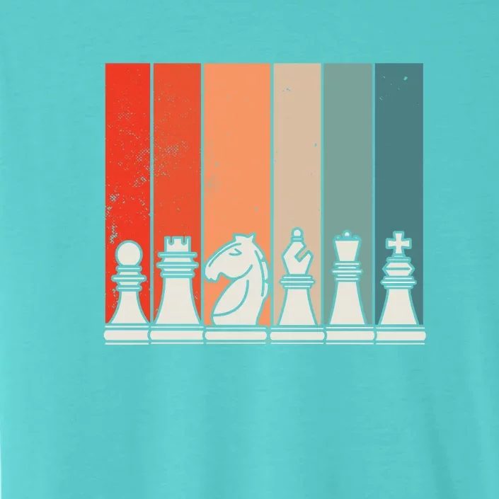 Retro Chess Pieces ChromaSoft Performance T-Shirt