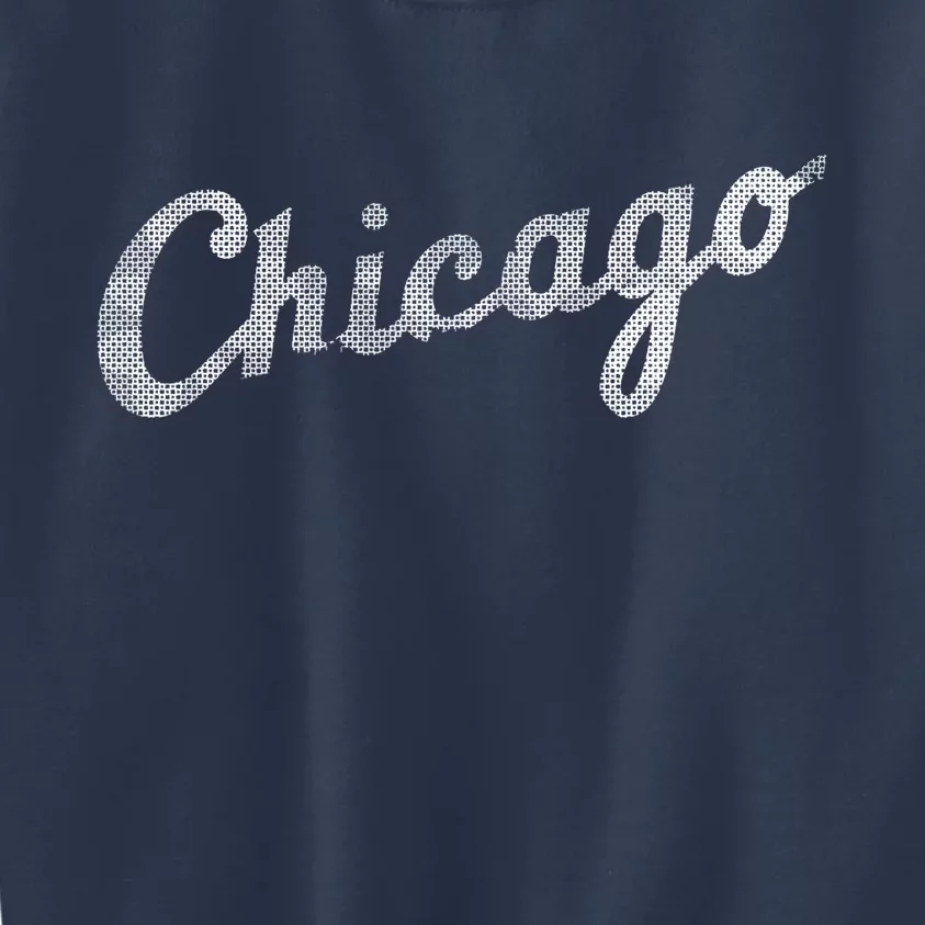 Retro Chicago Team Sports Logo Kids Sweatshirt