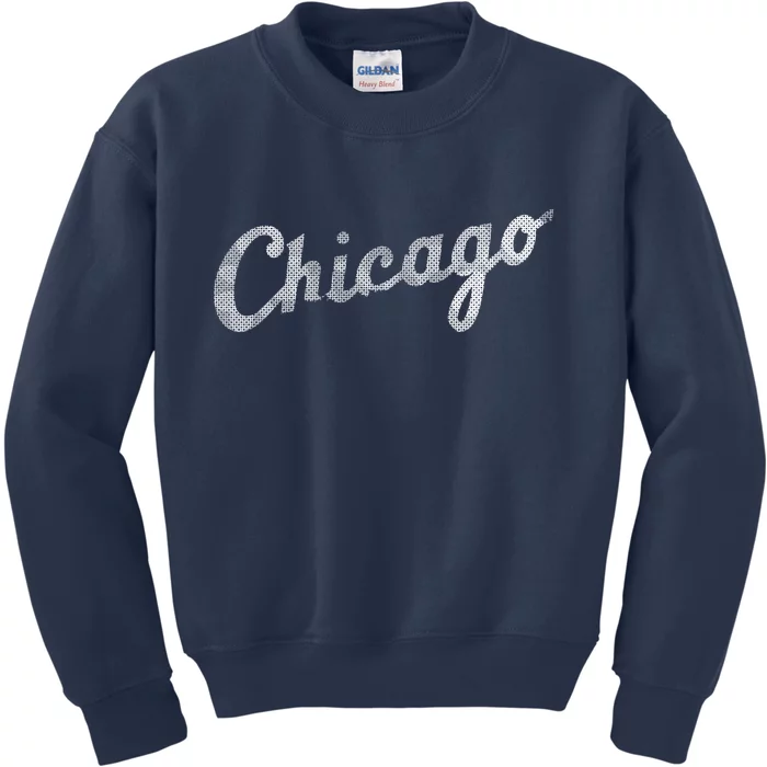 Retro Chicago Team Sports Logo Kids Sweatshirt