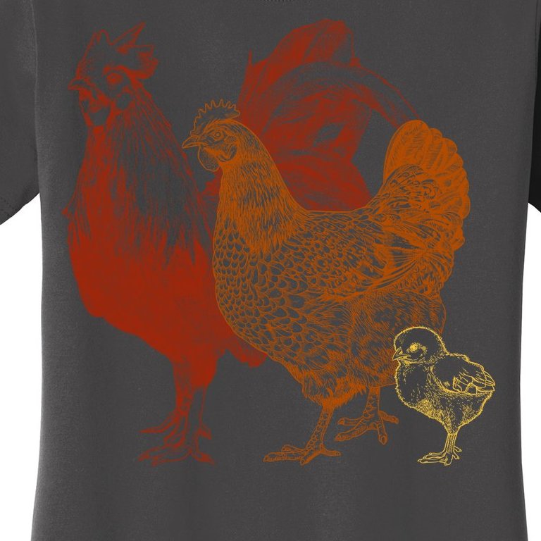 Retro Chickens Women's T-Shirt