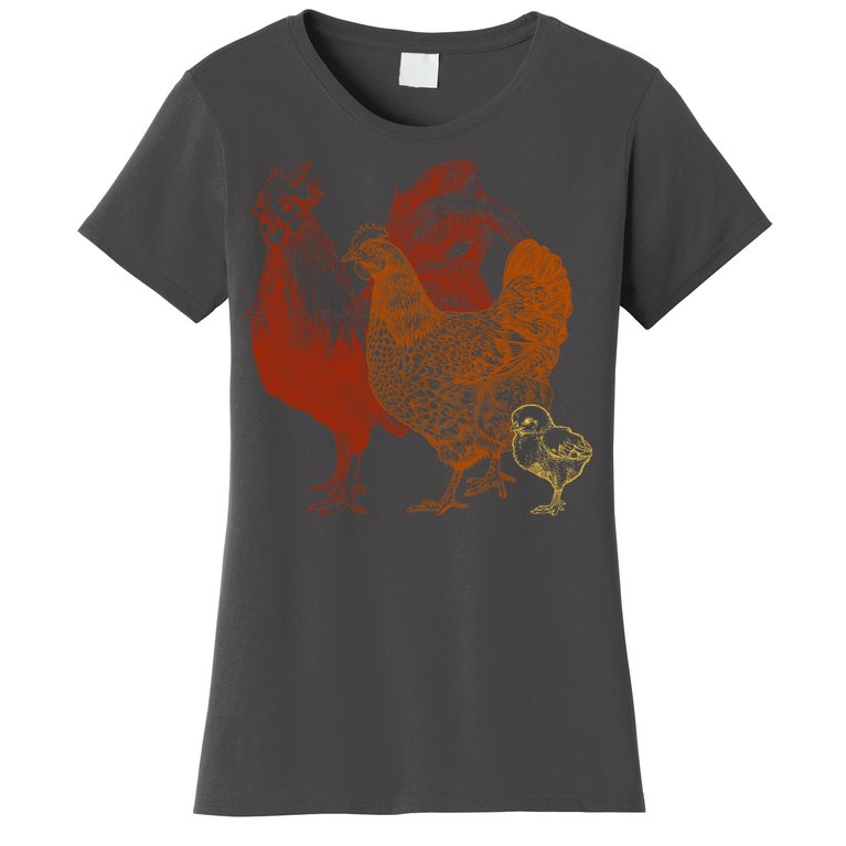 Retro Chickens Women's T-Shirt