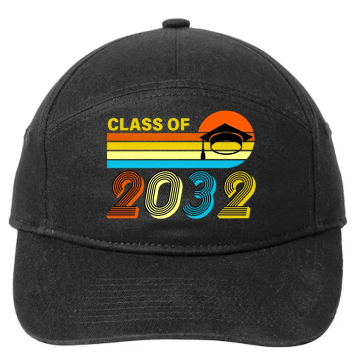 Retro Class of 2032 Future Graduate 7-Panel Snapback Hat