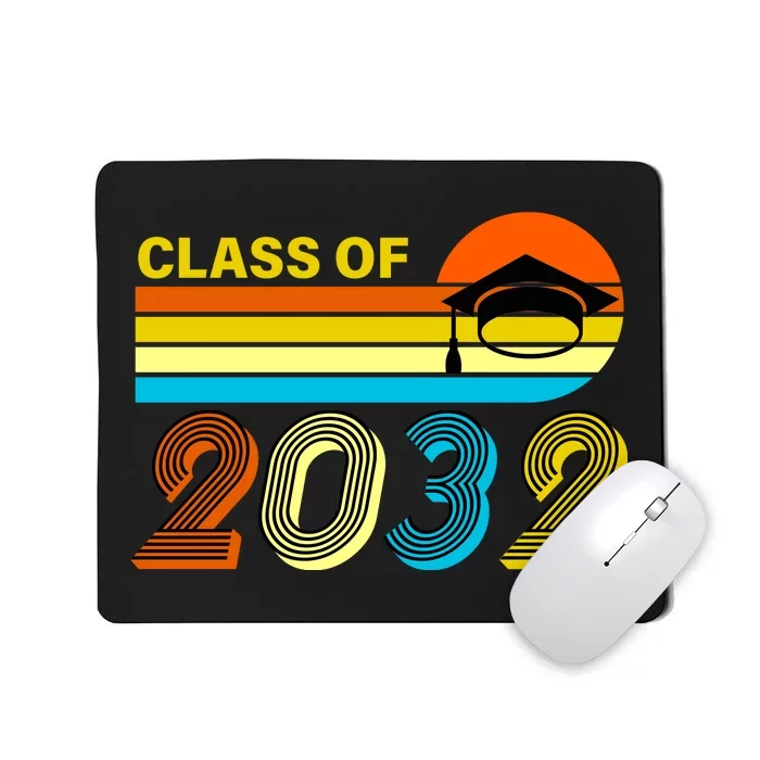 Retro Class of 2032 Future Graduate Mousepad