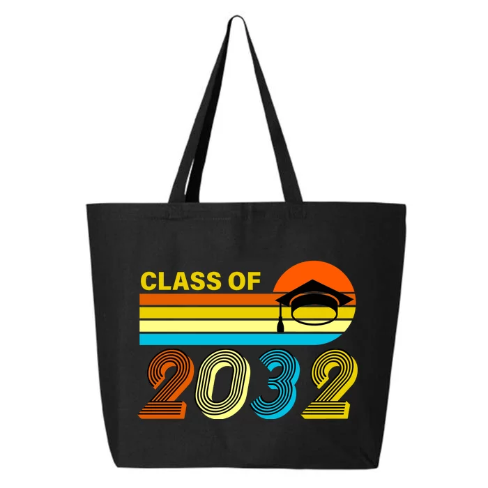 Retro Class of 2032 Future Graduate 25L Jumbo Tote