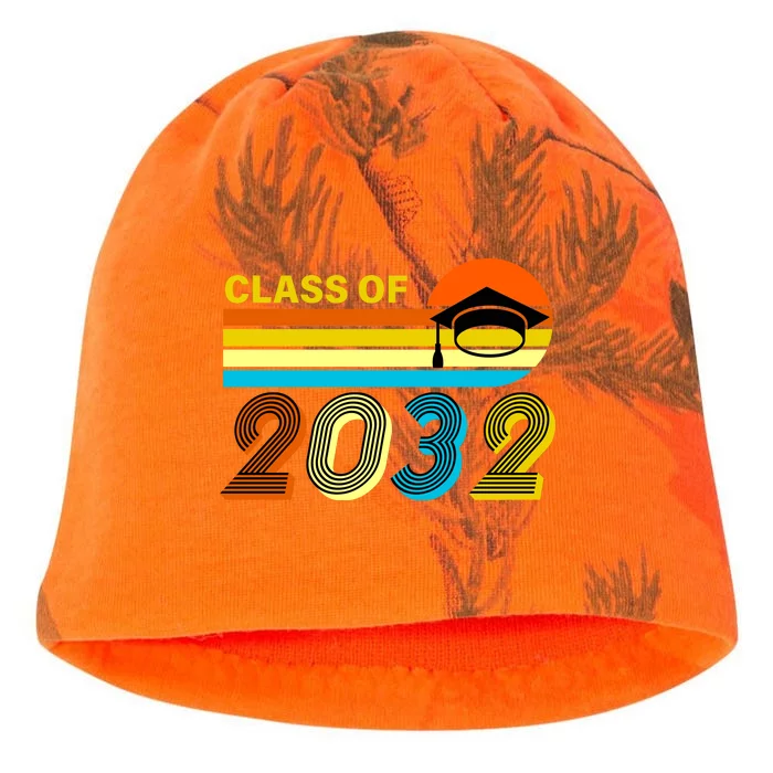 Retro Class of 2032 Future Graduate Kati - Camo Knit Beanie