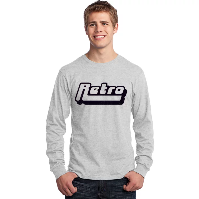 Retro Classic Style Logo Long Sleeve Shirt