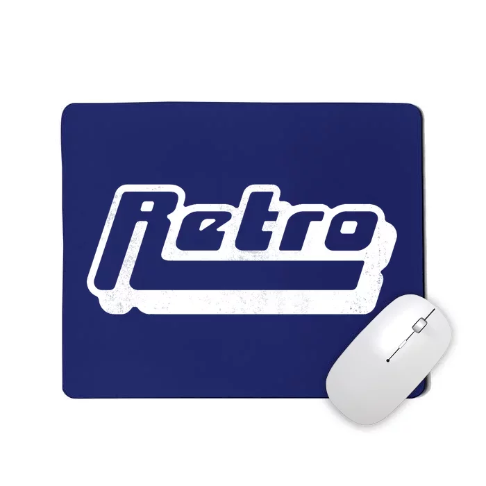 Retro Classic Style Logo Mousepad