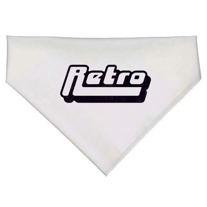 Retro Classic Style Logo USA-Made Doggie Bandana