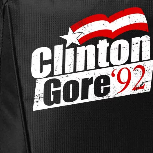 Retro Clinton Gore 1992 Election City Backpack