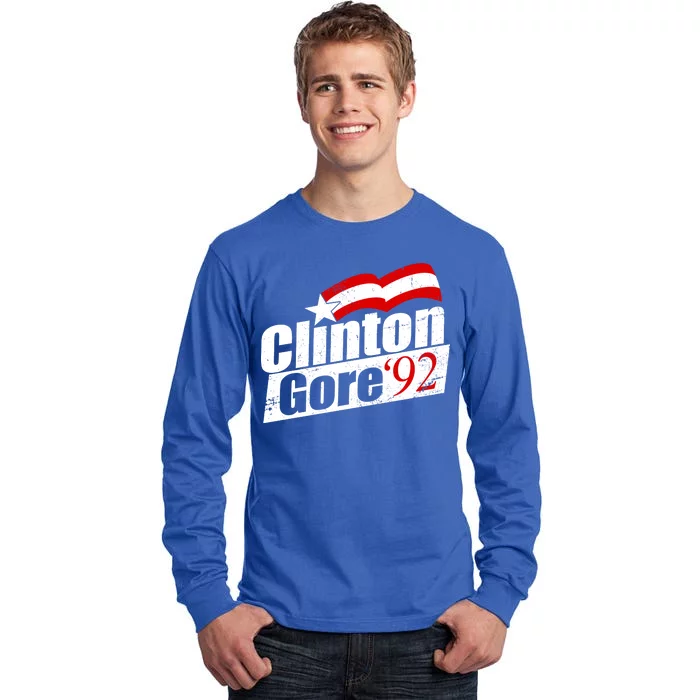 Retro Clinton Gore 1992 Election Tall Long Sleeve T-Shirt