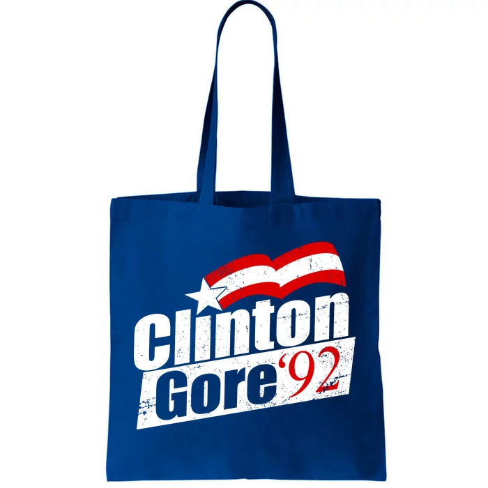 Retro Clinton Gore 1992 Election Tote Bag