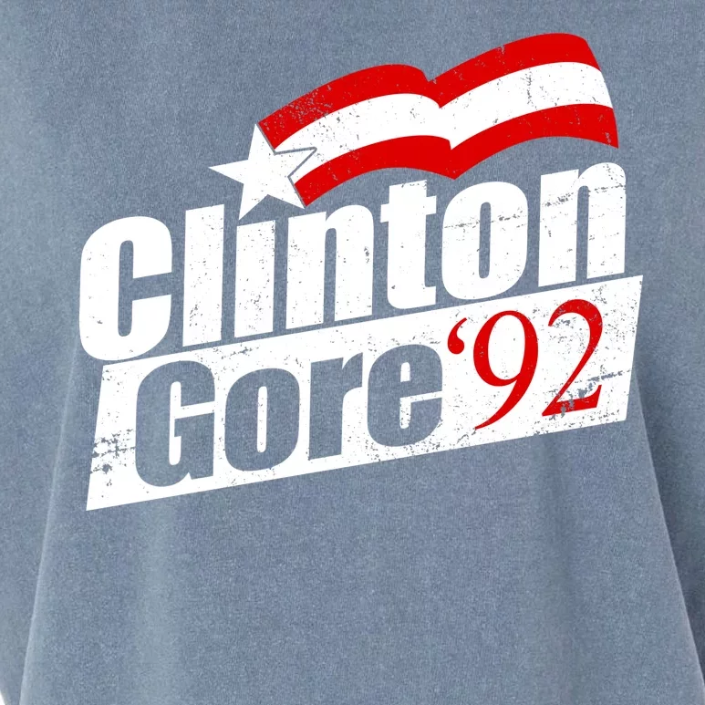 Retro Clinton Gore 1992 Election Garment-Dyed Women's Muscle Tee