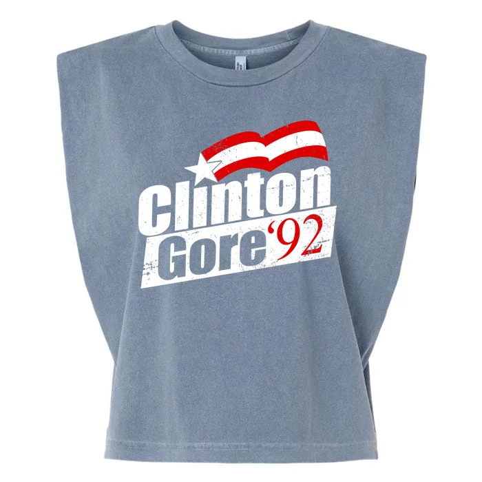 Retro Clinton Gore 1992 Election Garment-Dyed Women's Muscle Tee