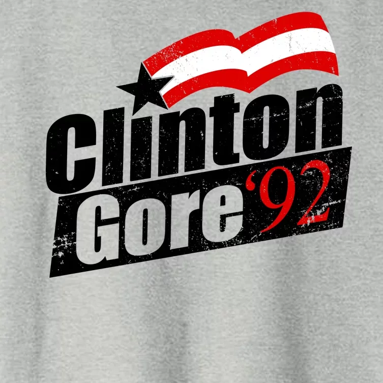 Retro Clinton Gore 1992 Election Women's Crop Top Tee