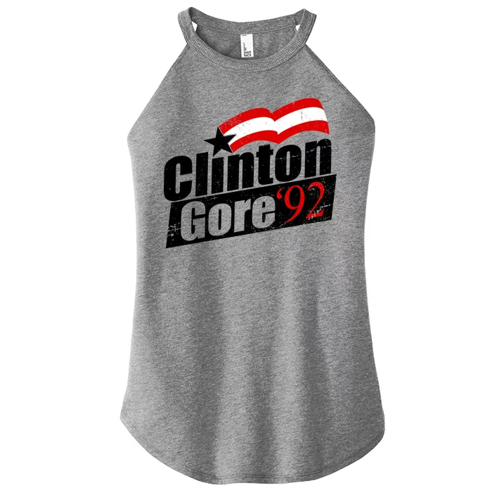 Retro Clinton Gore 1992 Election Women’s Perfect Tri Rocker Tank