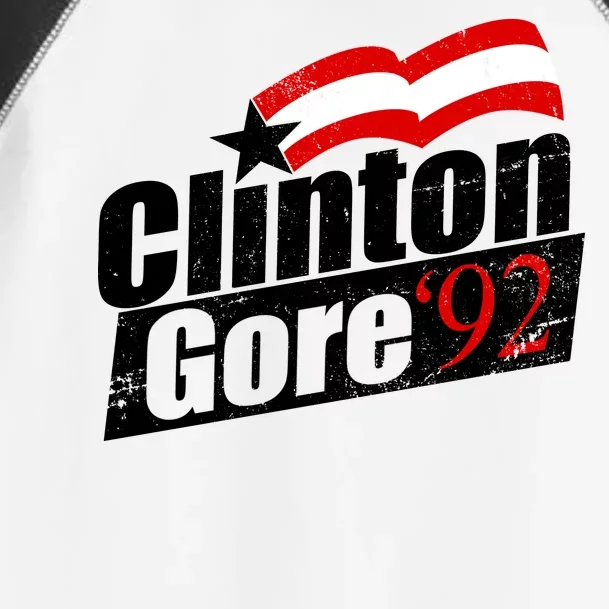 Retro Clinton Gore 1992 Election Toddler Fine Jersey T-Shirt