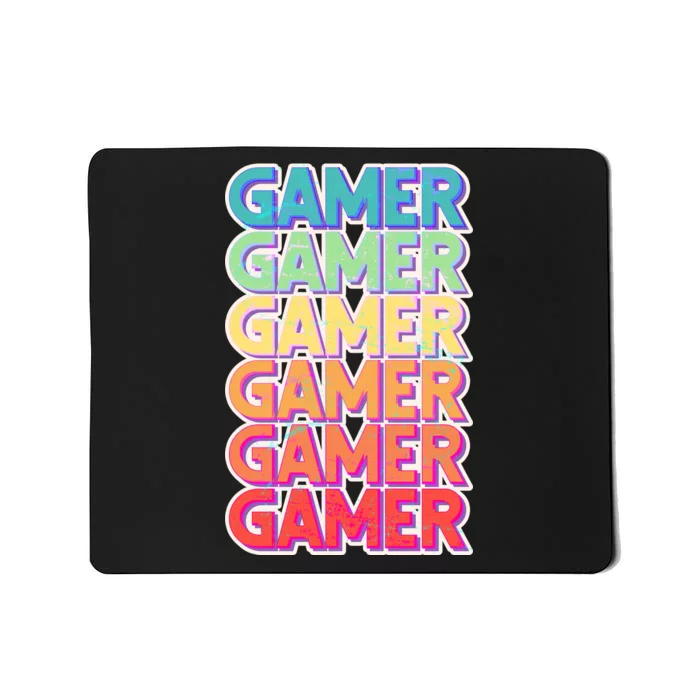 Retro Colorful Gamer Mousepad