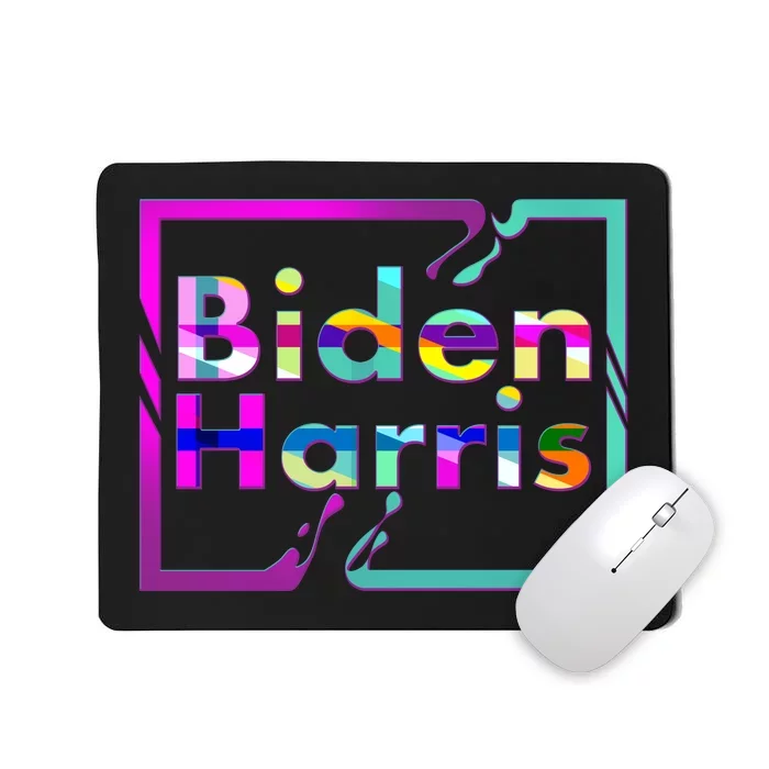 Retro Colors Biden Harris Mousepad