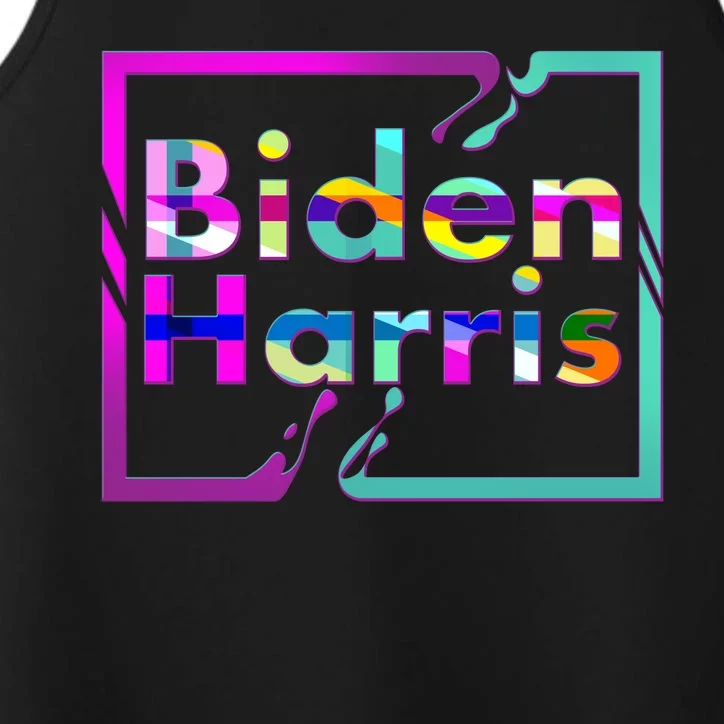 Retro Colors Biden Harris Performance Tank