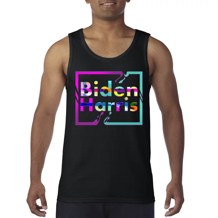 Retro Colors Biden Harris Tank Top