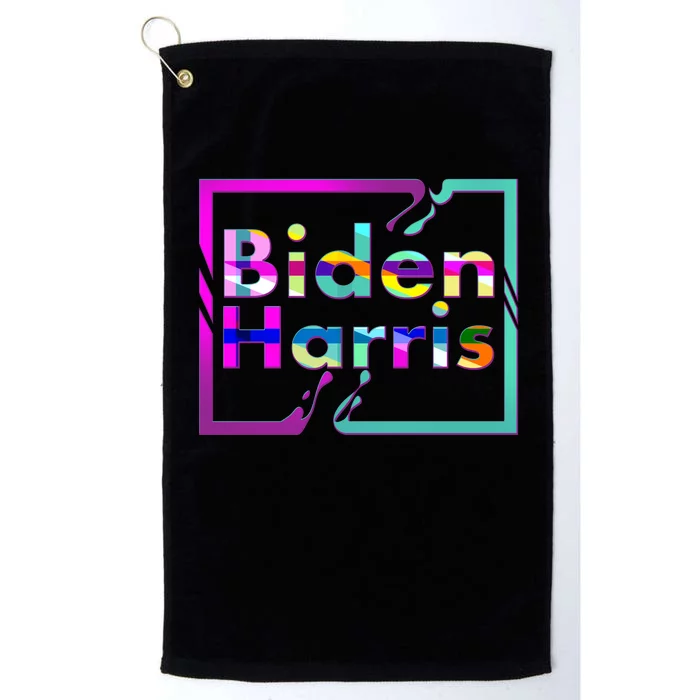 Retro Colors Biden Harris Platinum Collection Golf Towel