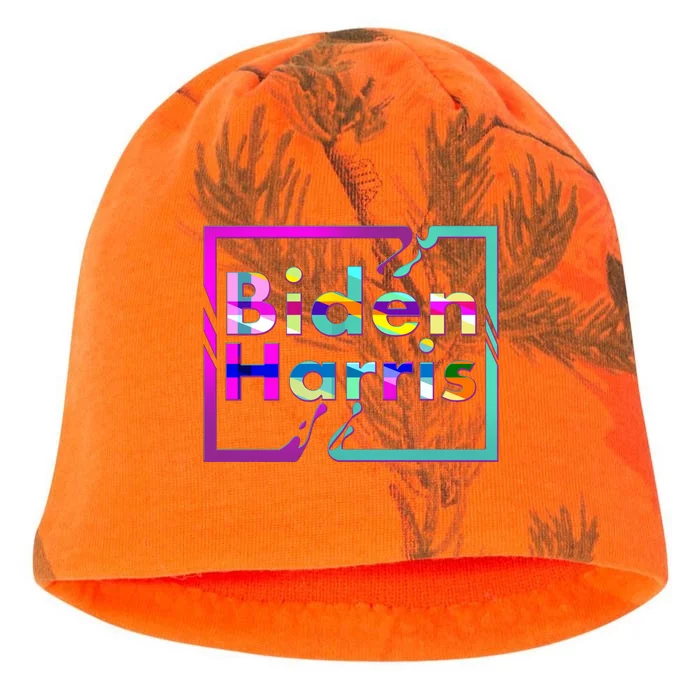 Retro Colors Biden Harris Kati - Camo Knit Beanie