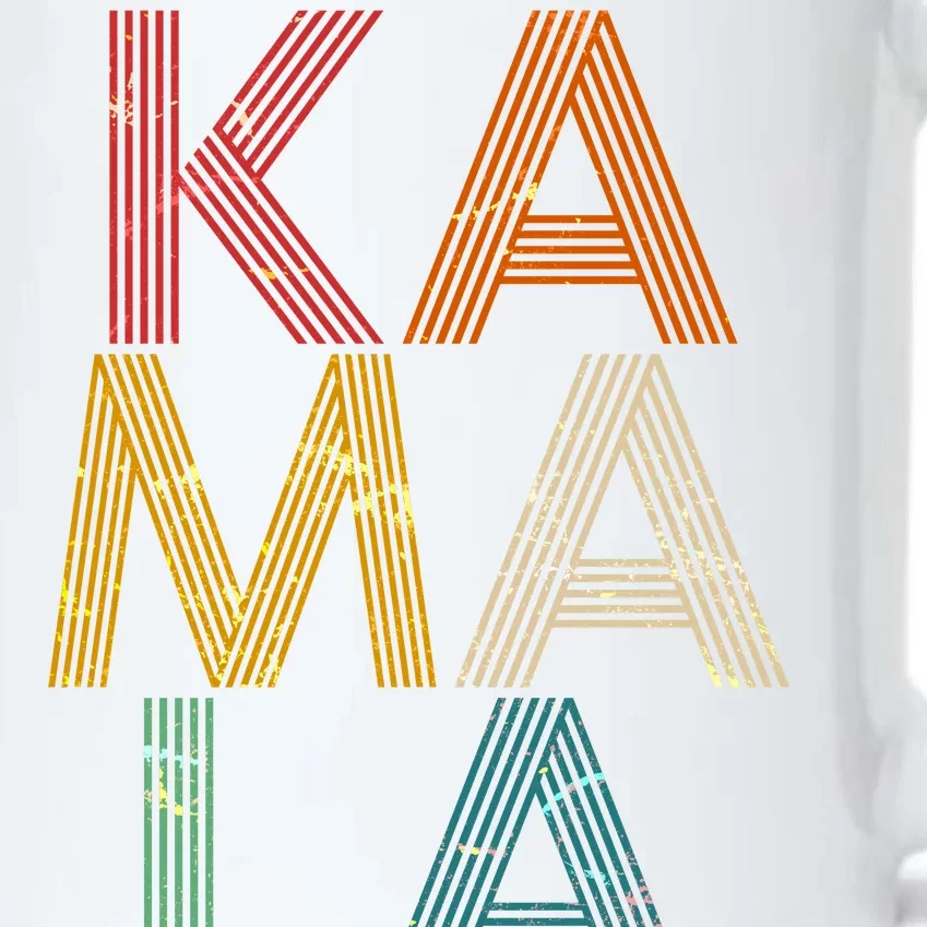 Retro Colors Kamala Black Color Changing Mug