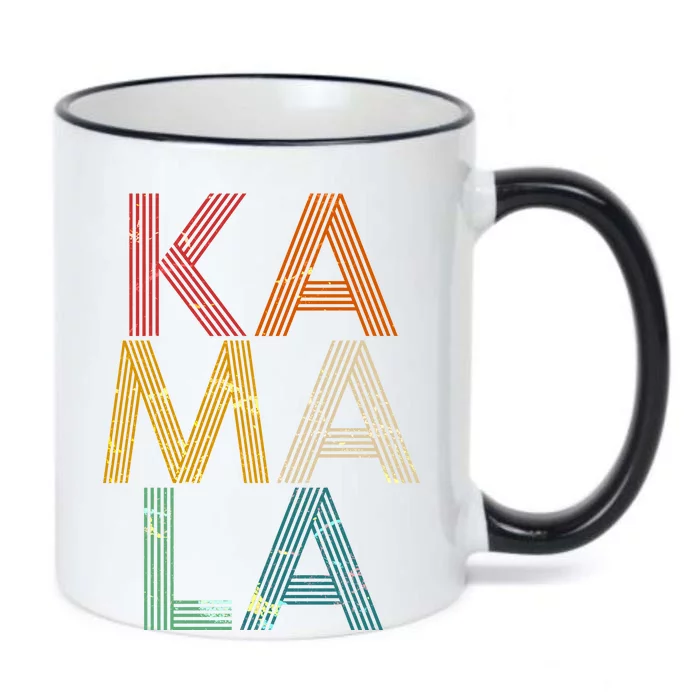 Retro Colors Kamala Black Color Changing Mug