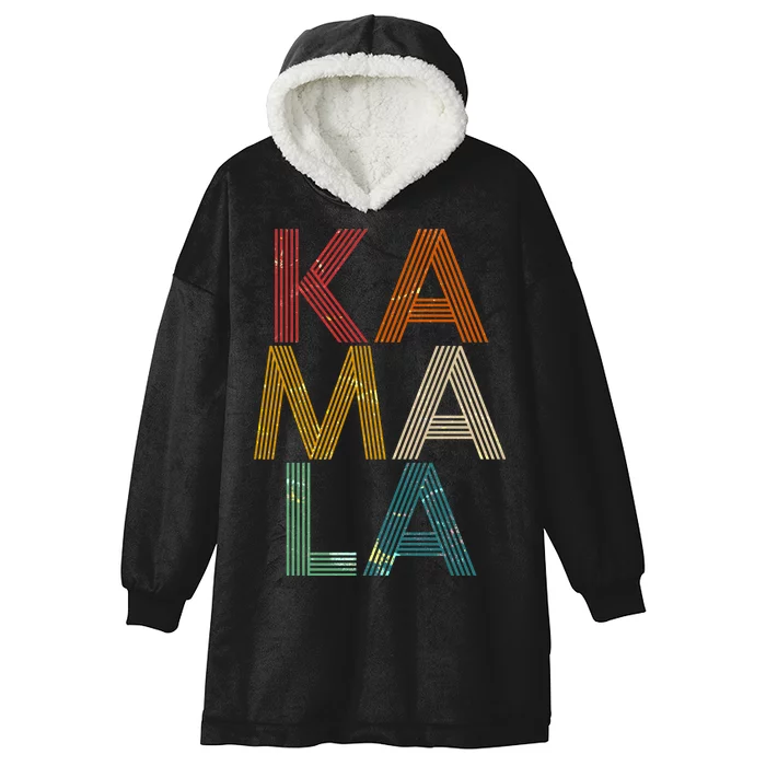 Retro Colors Kamala Hooded Wearable Blanket